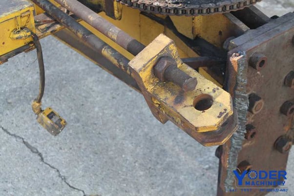 3 Ton, Aceco, jib crane with hoist, 180 degree arm rotate, 269" arm, 18' travel, #63908 - Image 4