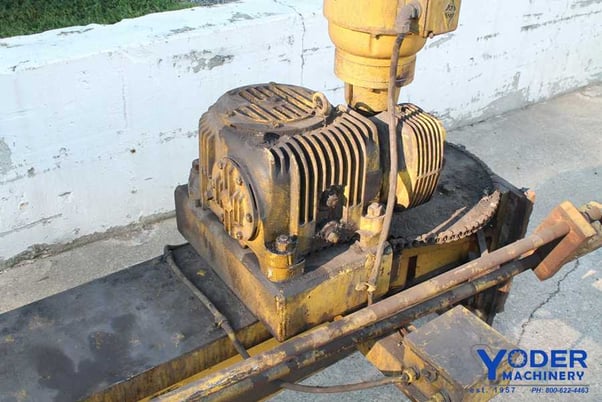 3 Ton, Aceco, jib crane with hoist, 180 degree arm rotate, 269" arm, 18' travel, #63908 - Image 8
