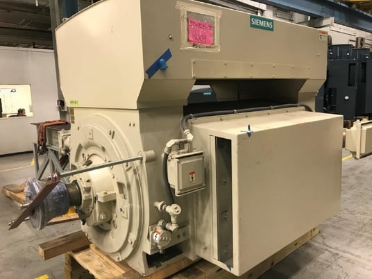6000 HP 1792 RPM Siemens, Frame 8012, 6600 Volts, new, one year warranty - Image 1