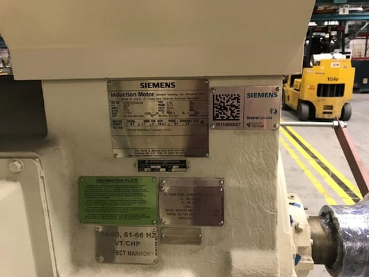 6500 HP 1792 RPM Siemens, Frame 8012, 6600 Volts, new, one year warrany - Image 9