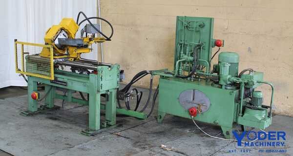 25 Ton, Dreistern, hydraulic traveling cut-off press, 10 HP, 25 psi, 42" pass line, #61349 - Image 1