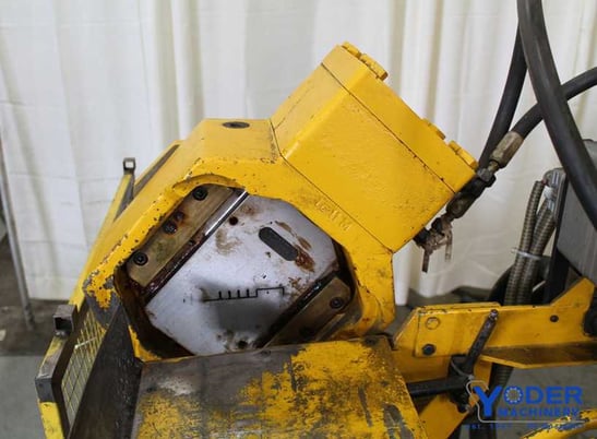 25 Ton, Dreistern, hydraulic traveling cut-off press, 10 HP, 25 psi, 42" pass line, #61349 - Image 4