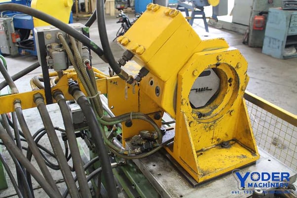 25 Ton, Dreistern, hydraulic traveling cut-off press, 10 HP, 25 psi, 42" pass line, #61349 - Image 5