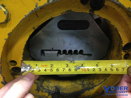 25 Ton, Dreistern, hydraulic traveling cut-off press, 10 HP, 25 psi, 42" pass line, #61349 - Image 7