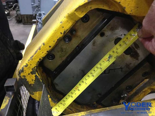 25 Ton, Dreistern, hydraulic traveling cut-off press, 10 HP, 25 psi, 42" pass line, #61349 - Image 8