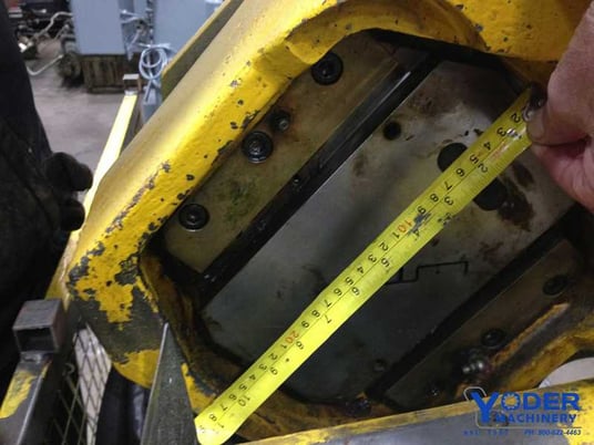 25 Ton, Dreistern, hydraulic traveling cut-off press, 10 HP, 25 psi, 42" pass line, #61349 - Image 9