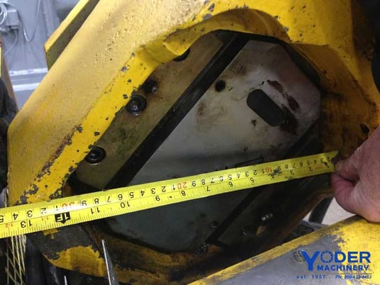 25 Ton, Dreistern, hydraulic traveling cut-off press, 10 HP, 25 psi, 42" pass line, #61349 - Image 10