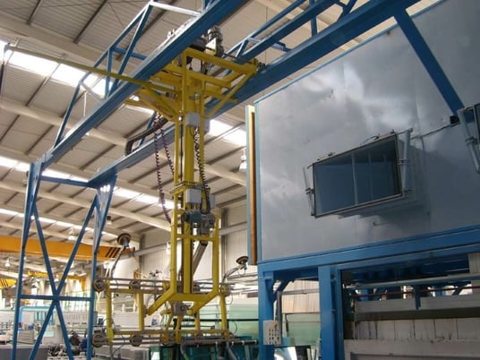 Glassrobots (Glaston) Rainbowmaker-TSF-Combi-350/350, Bending Furnace, 137.7" x 137.7" loading area, 17" x - Image 2