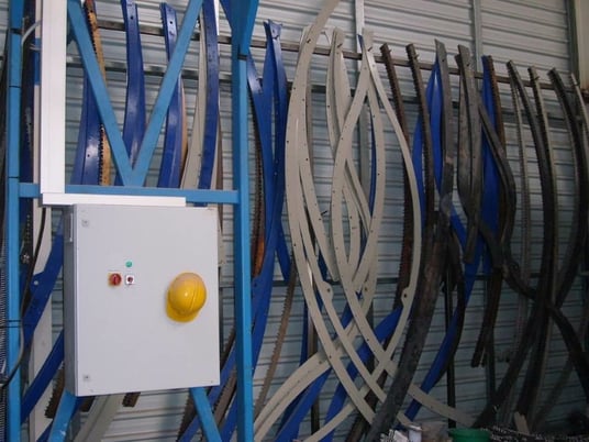 Glassrobots (Glaston) Rainbowmaker-TSF-Combi-350/350, Bending Furnace, 137.7" x 137.7" loading area, 17" x - Image 5