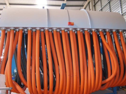 Glassrobots (Glaston) Rainbowmaker-TSF-Combi-350/350, Bending Furnace, 137.7" x 137.7" loading area, 17" x - Image 7