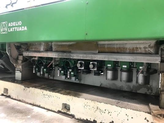 Lattuada TL-13-AV, Straight Line Glass Beveler, 13-spindle, 60 x 150 mm min. size, 3-5/16" min. area, 0.12 - - Image 7