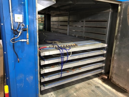 Pujol 5000, Glass Laminating Line, 75" x 198" size, 1/8" glass + 0.05 PVB + 1/8" glass thick, 3" overall - Image 1
