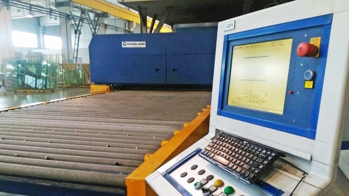 Tamglass (Glaston) HTF-Pro-E-2448-CTS-20, Right-handed, Glass Tempering Furnace, 94,5" x 189" size, 0.16" - - Image 3