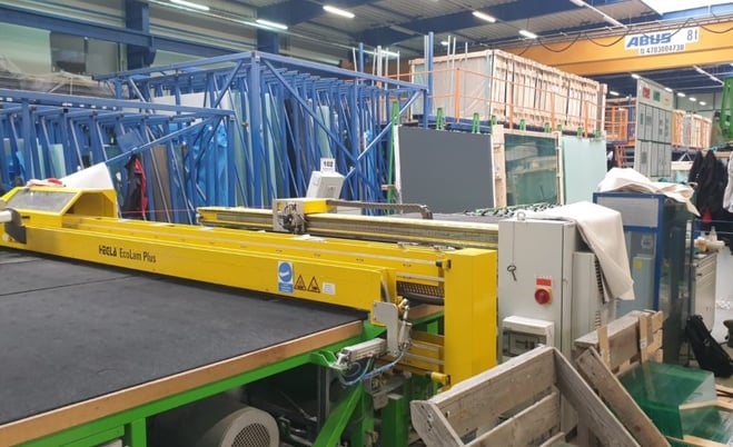 Hegla Ecolam-37-Plus, Glass Cutting Line, L-R, 126" x 100" sheet size, 3 - 12 mm float glass thickness, 2 x 3 - Image 4