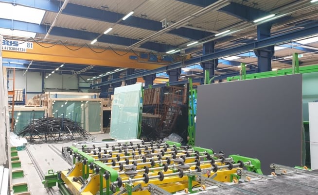 Hegla Ecolam-37-Plus, Glass Cutting Line, L-R, 126" x 100" sheet size, 3 - 12 mm float glass thickness, 2 x 3 - Image 9