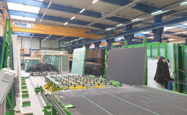 Hegla Ecolam-37-Plus, Glass Cutting Line, L-R, 126" x 100" sheet size, 3 - 12 mm float glass thickness, 2 x 3 - Image 10