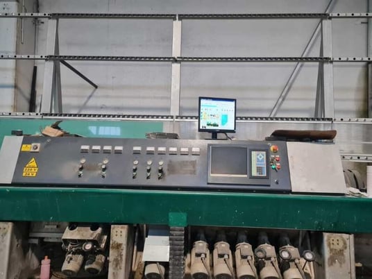 Bottero Variant-810BC, Vertical Glass Edge Grinder, 10-Spindle, 18 FPM, 4' x 4' min. glass measure, 0.18" - Image 1