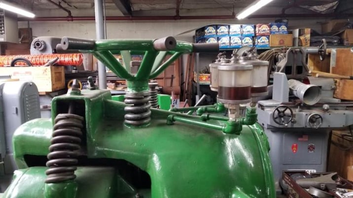 Mattison #229, Push Feed Moulder, 1950' s, 4-Head, 4" x 10" capacity, 2-1/8" T & B spindle diameter & - Image 7