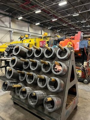 48" x .135" Stamco / Herr Voss slitting line w/2 sliiter heads & banding line, 30000 lb. - Image 8