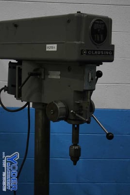7-1/2" Clausing #165C, single spindle drill, 10" x14" table, #2 MT, #74654 - Image 2