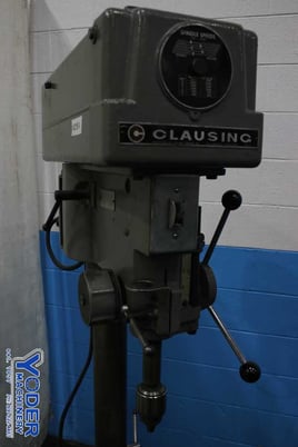 7-1/2" Clausing #165C, single spindle drill, 10" x14" table, #2 MT, #74654 - Image 3