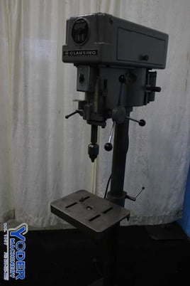 7-1/2" Clausing #165C, single spindle drill, 10" x14" table, #2 MT, #74654 - Image 4