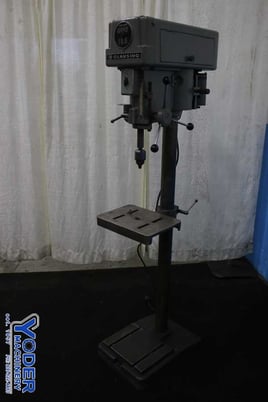 7-1/2" Clausing #165C, single spindle drill, 10" x14" table, #2 MT, #74654 - Image 7