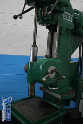 21" Cincinnati #21" Box Column, single spindle drill, 16" x16-1/2" table, 3 HP, #74918 - Image 5