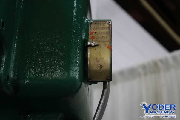 21" Cincinnati #21" Box Column, single spindle drill, 16" x16-1/2" table, 3 HP, #74918 - Image 6