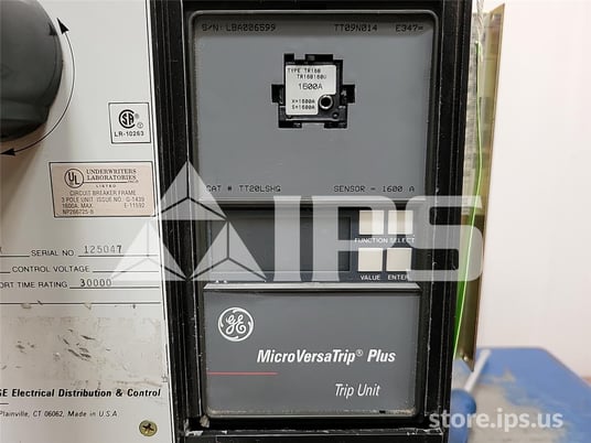 1600 Amps GE Thp Power Break Mo/bi (thp16) Mvt Plus Lshg, 1600 Amps Ct, 1600 Amps Rp - Image 4