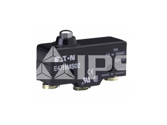 Eaton E47 Precision Limit Switch New 15 Amps 250vac, Straight Plunger, Screw Terminal, Spdt - Image 1