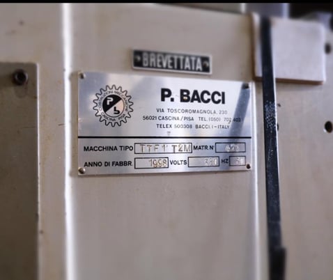 Bacci #TTF-1, Miter/Mortise/Tenon Door Machine, 45 deg miter frame door production, 3 HP w/400 mm blade - Image 5