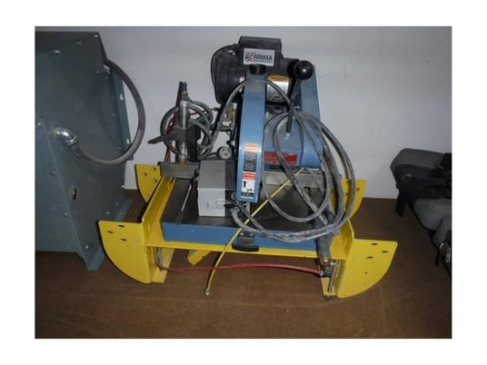 14" C T D #M-25RHC, Pneumatic Miter Cutoff Saw, 5" x 5" miter capacity, 3 HP TEFC - 1725 RPM saw motor, 1" - Image 1