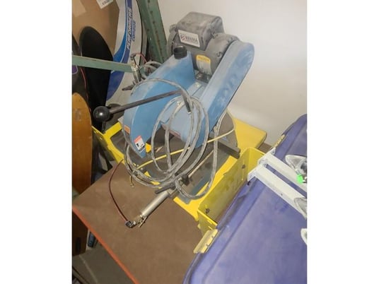 14" C T D #M-25RHC, Pneumatic Miter Cutoff Saw, 5" x 5" miter capacity, 3 HP TEFC - 1725 RPM saw motor, 1" - Image 4