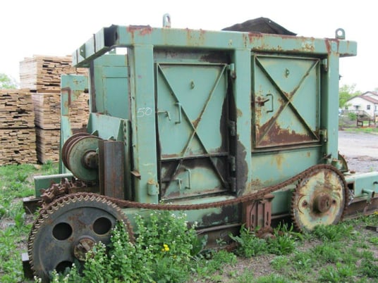 Nicholson / Cooper #A5-35-in., Rotomat Debarker, 35", 1980s era Ring, Hydraulic Power Unit - Image 3