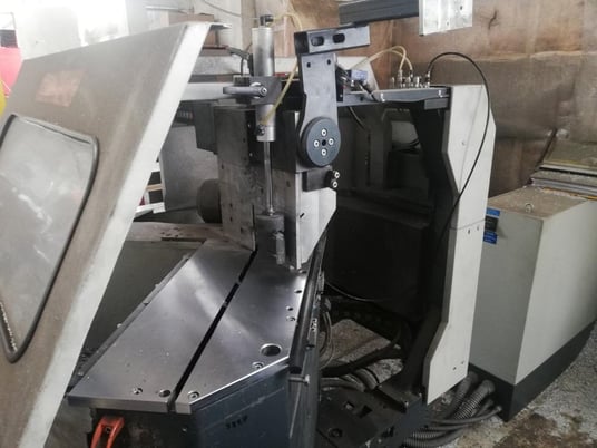 Elumatec #DG-244, Automatic Double End Miter Saw, 6000 mm bed length, 375 mm cutting length, 550 mm blade - Image 2