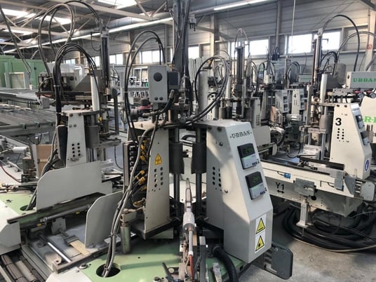 Urban AKS-6250-35/25, Window Line, 7.87" H x 5.9" width profile, 137.8" width x 98" L welding dims., 2 mm - Image 1