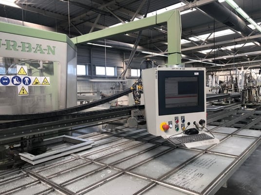 Urban AKS-6250-35/25, Window Line, 7.87" H x 5.9" width profile, 137.8" width x 98" L welding dims., 2 mm - Image 5