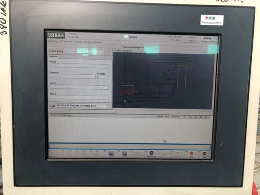 Urban AKS-6250-35/25, Window Line, 7.87" H x 5.9" width profile, 137.8" width x 98" L welding dims., 2 mm - Image 8
