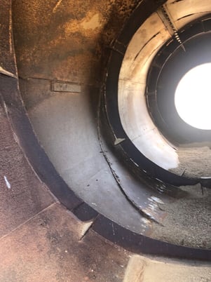 7' x 16' Agglomerator, skid mounted, 8" W rollers, roller guards, discharge trommel, motor & gearbox chain - Image 4