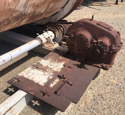 7' x 16' Agglomerator, skid mounted, 8" W rollers, roller guards, discharge trommel, motor & gearbox chain - Image 8