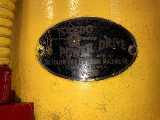 Toledo #RIV-7464, Pipe Threading Machine Power Drive #1 - Image 5