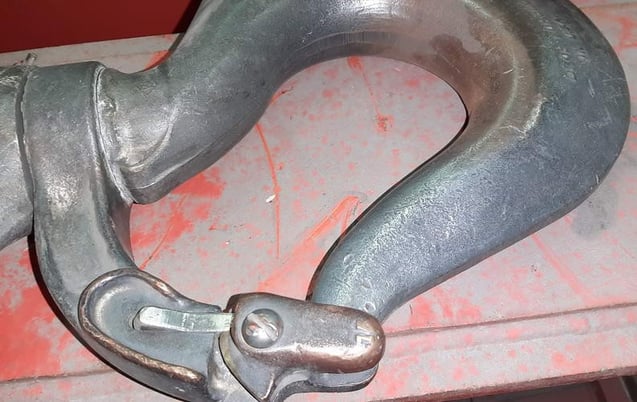 30 Ton, Bushman, spreader beam, (2) adjustable position pinned hooks, 52" to 19' spread - Image 5