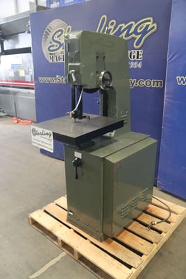 16" x 11" Jet #VBS400, 1/8"-5/8" x 140" blade, blade welder/grinder/cutoff, 60-550 FPM, #A6919 - Image 2