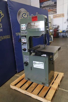 16" x 11" Jet #VBS400, 1/8"-5/8" x 140" blade, blade welder/grinder/cutoff, 60-550 FPM, #A6919 - Image 5