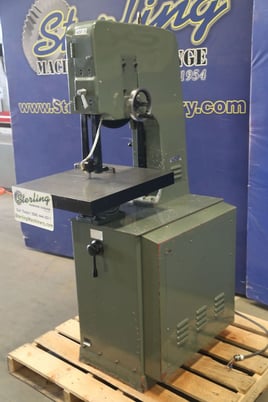 16" x 11" Jet #VBS400, 1/8"-5/8" x 140" blade, blade welder/grinder/cutoff, 60-550 FPM, #A6919 - Image 6