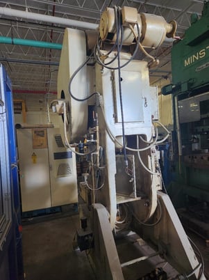 60 Ton, Minster #6, OBI press, 4" stroke, 13" Shut Height, 32" x 21" bed - Image 4
