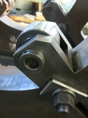 Large Lathe Steady Rests 60" Swing, 29-1/2 Bottom to Centerline, 16 Shaft diameter, 27-3/4 hole - Image 3