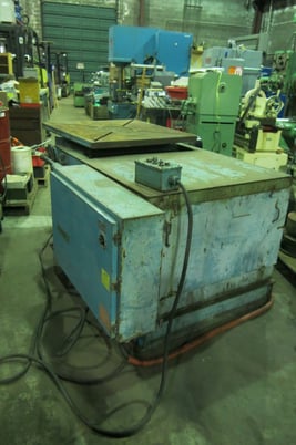 3000 lb. Aronso #RAB30, welding positioner, 46" squaring faceplate, power tilt - Image 4