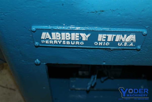 No. 73 Abbey Etna, 3/4" 2 die swagers, 1-3/8" width, 1-1/8" thick, 1-1/16" hole, 4000 hammer blows - Image 5